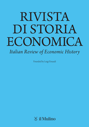Cover: Rivista di storia economica - 0393-3415