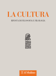 Cover of La Cultura - 0393-1560